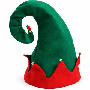Classic Elf Hat with Bells