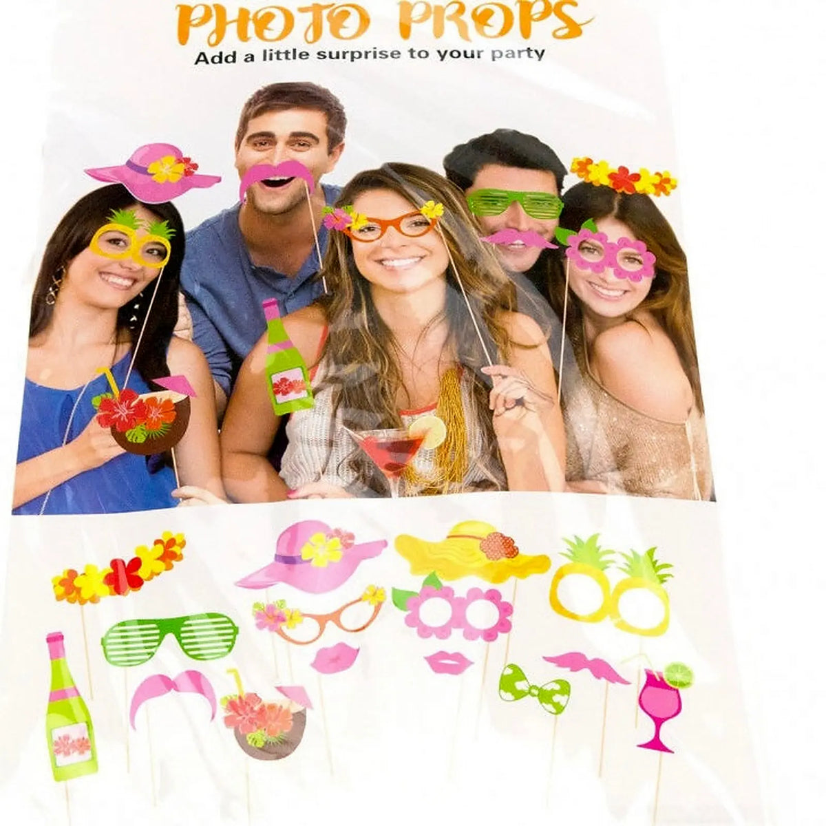 Tropical Party Photo Props Set