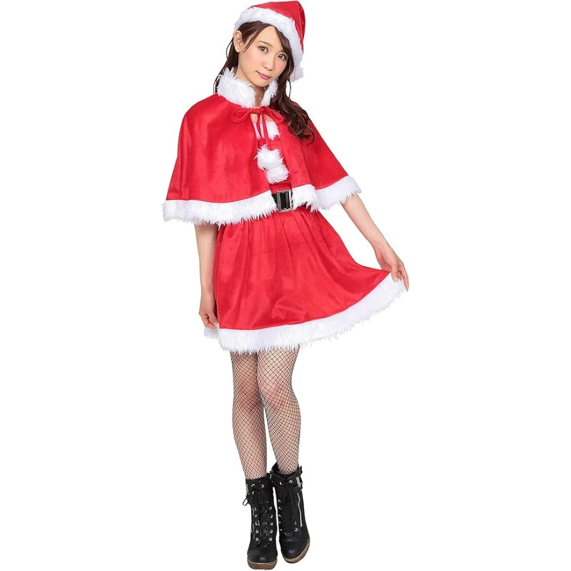 Santa Dress Costume with Cape Yammine Halloween — free download