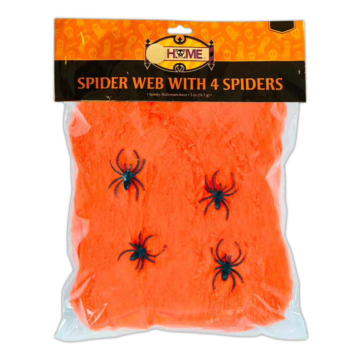 Orange Spider Webs