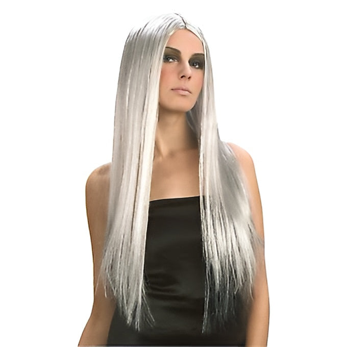 Grey Straight Long Hair