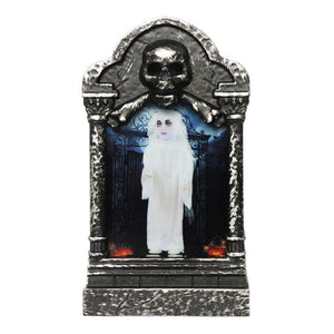 Mini LED Light-Up Halloween Tombstone Tabletop Decorations