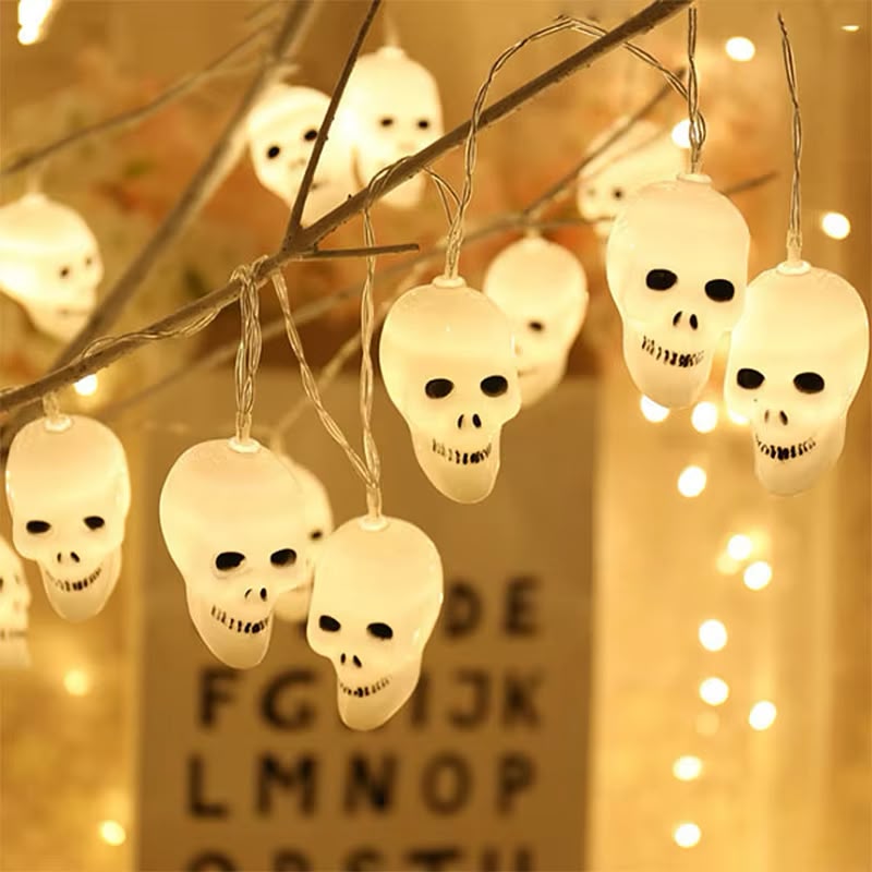 Halloween Skeleton String Lights