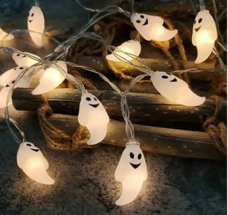 Halloween Ghost String Lights