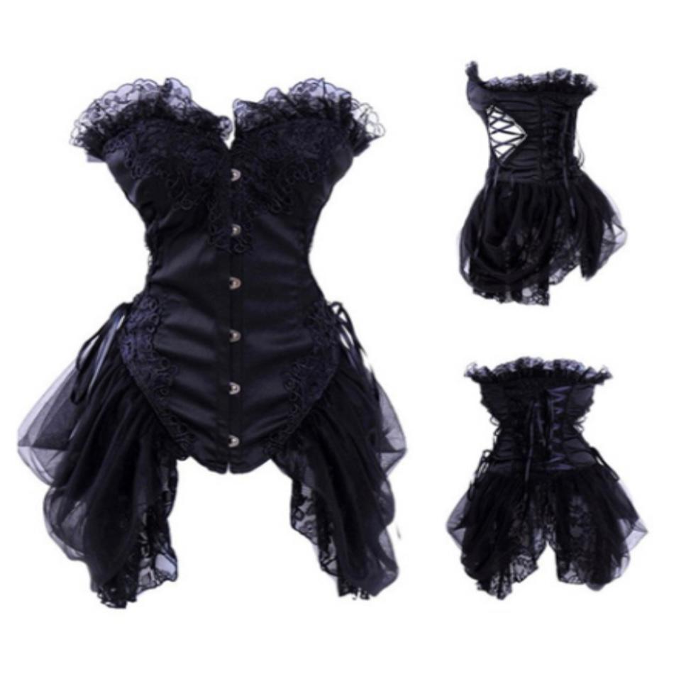 Lace Open-Side Corset