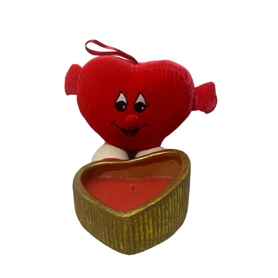 Heart Plush with Scented Candle