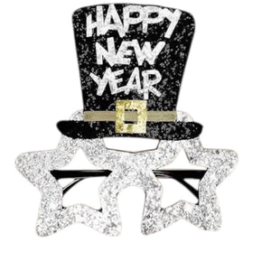 Gold and Silver New Year Glasses