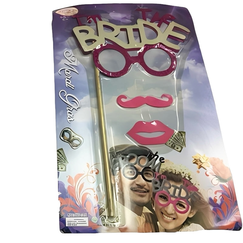 Bride & Groom Wedding Photo Props Set