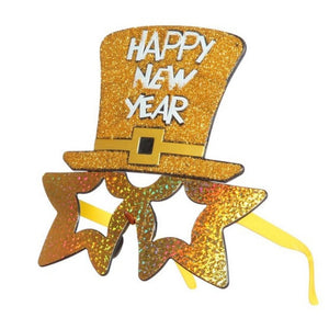 Gold and Silver New Year Glasses