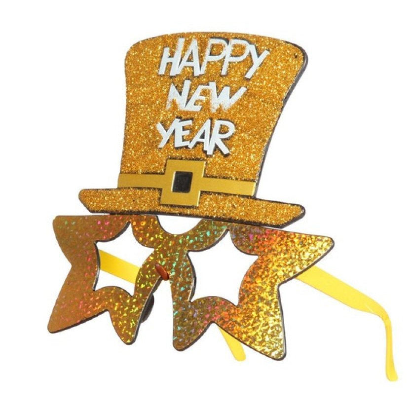 Gold and Silver New Year Glasses