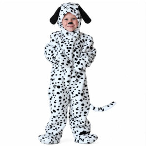 Dalmatian Puppy Costume for Kids on a square white background