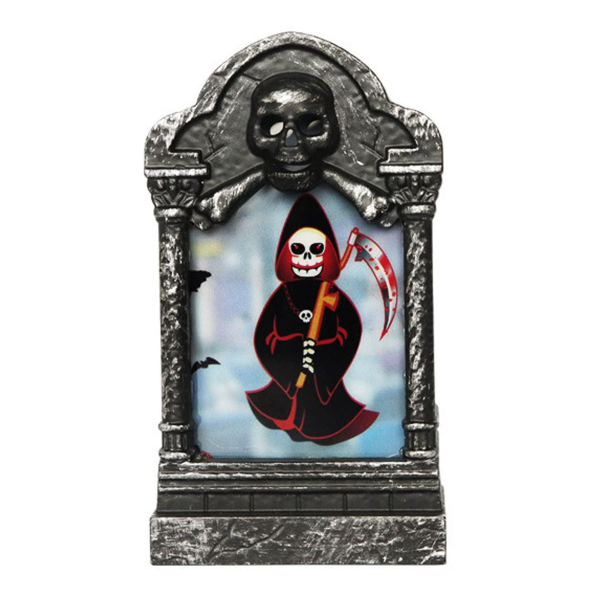 Mini LED Light-Up Halloween Tombstone Tabletop Decorations