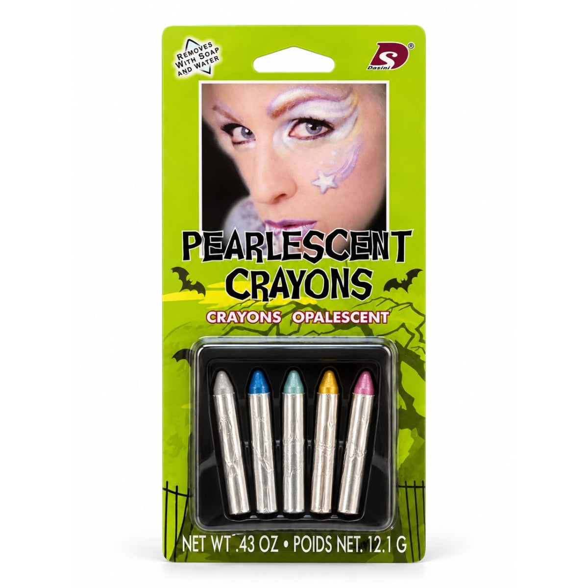Pearlescent Face Paint Crayons