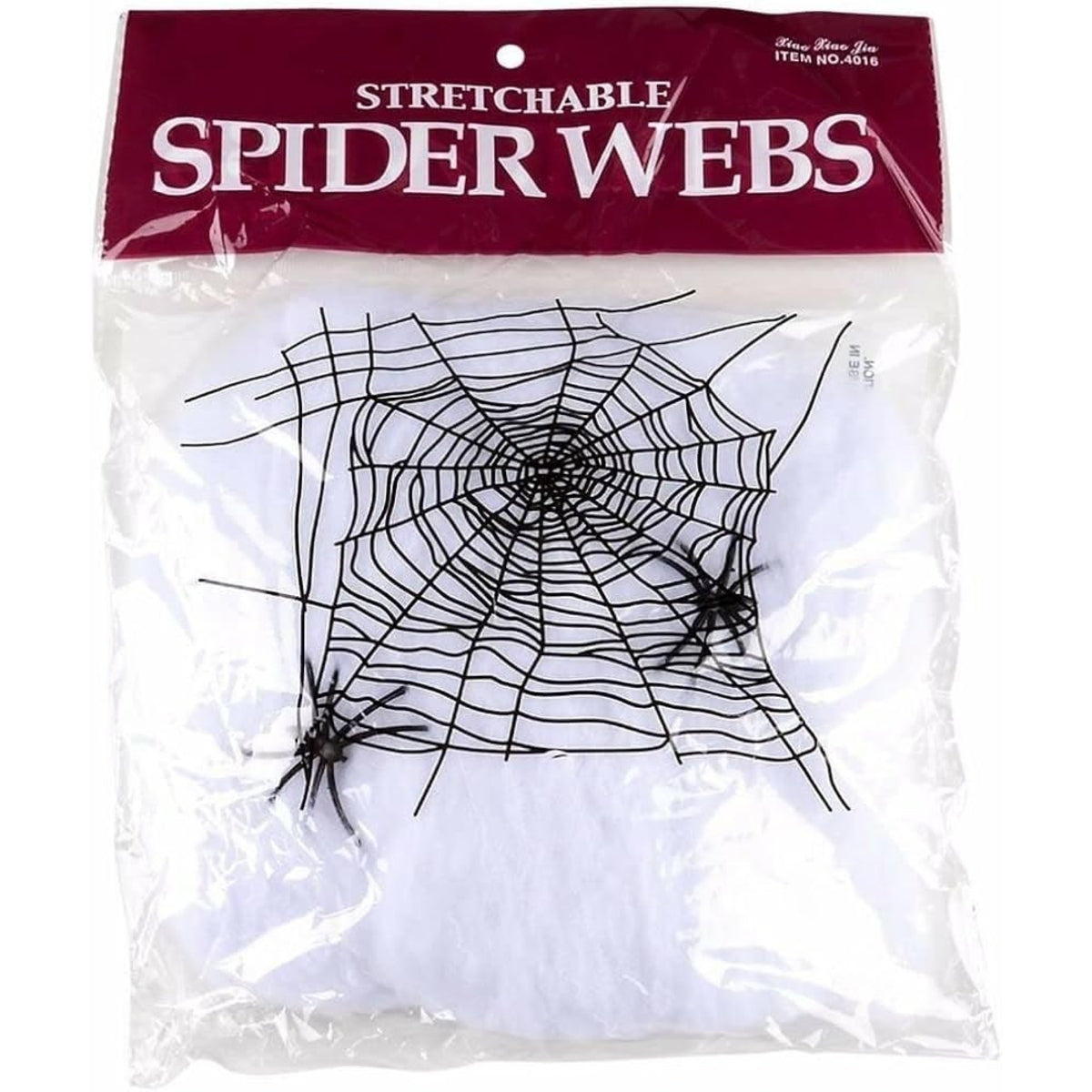 White and Black Spider Webs