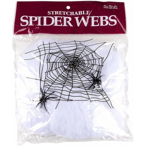 White and Black Spider Webs