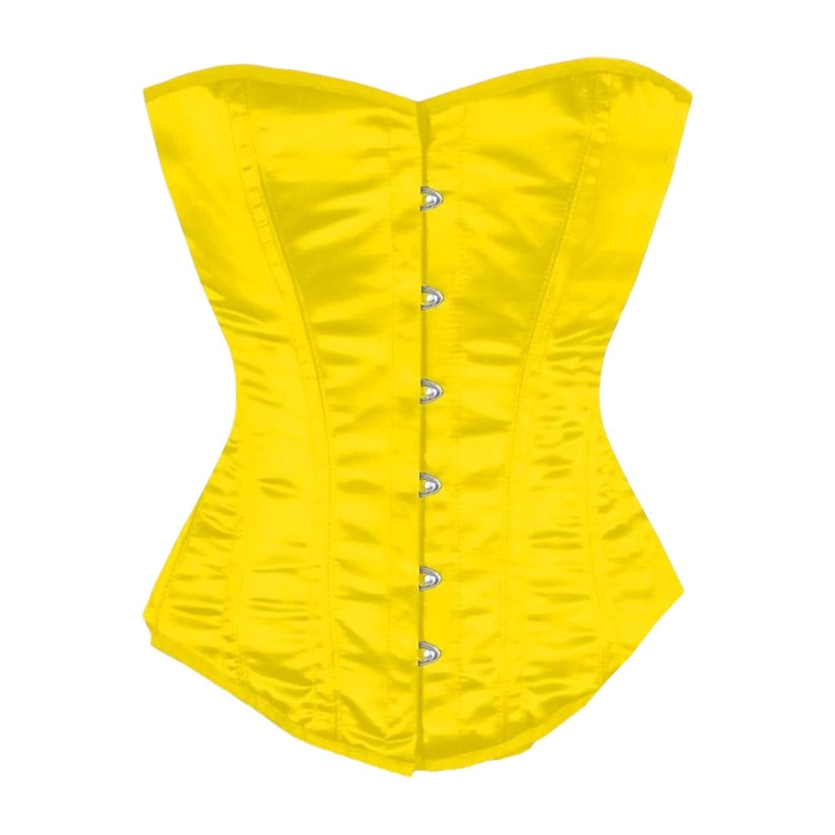 Yellow Silk Corset