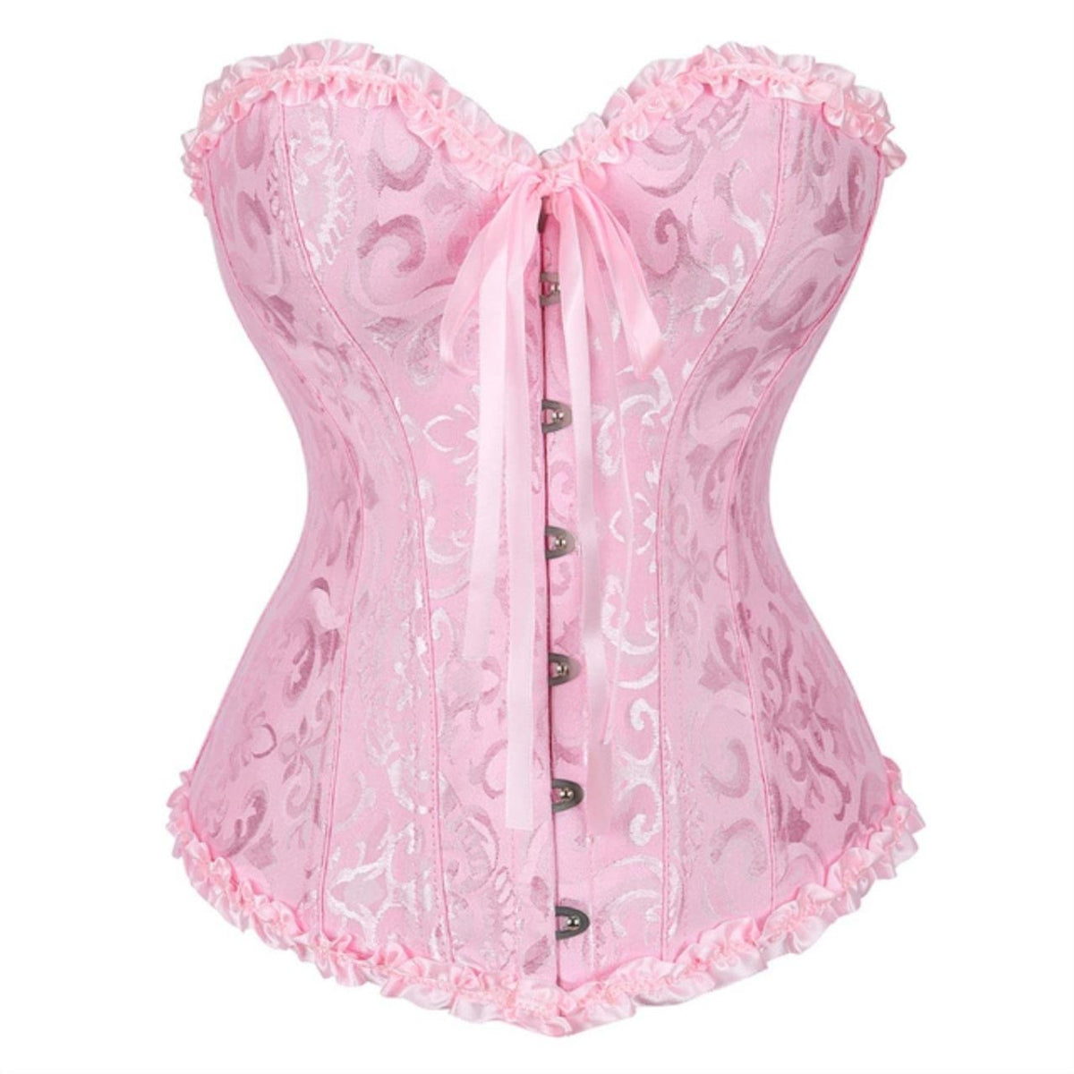 Pink Floral Corset