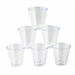 Clear Plastic Shot Cup Set