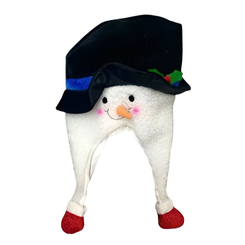 Snowman Face Winter Hat