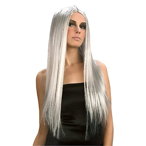 Grey Straight Long Hair