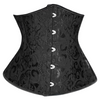 Black Brocade Underbust Corset
