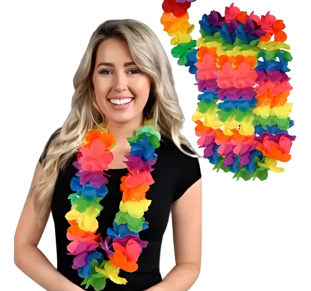 Rainbow Flower Necklace