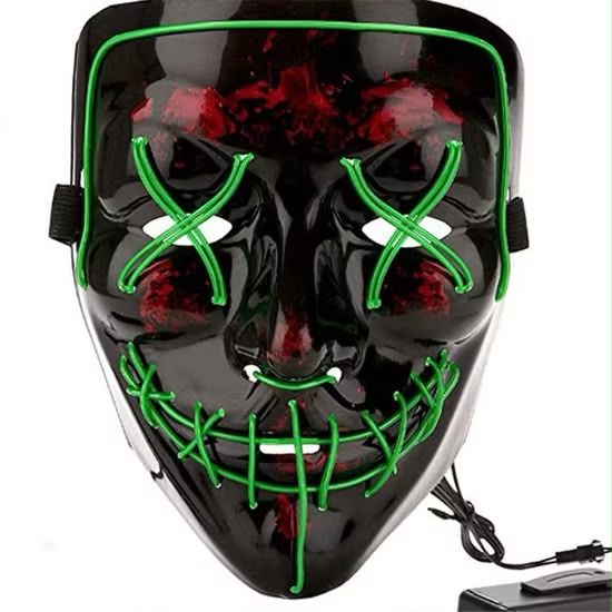 LED Bloody Purge Mask