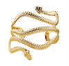 Gold Snake Upper Arm Cuff