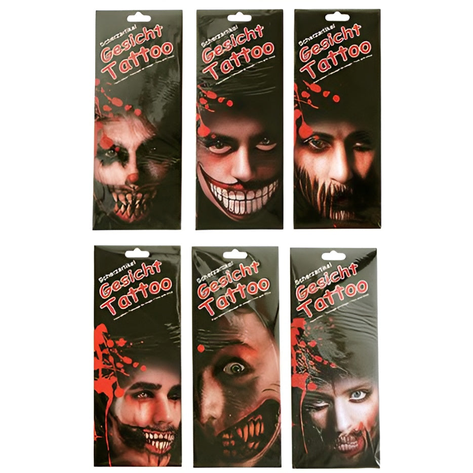 Multiple Scary Big Mouth Design