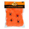 Orange Spider Webs