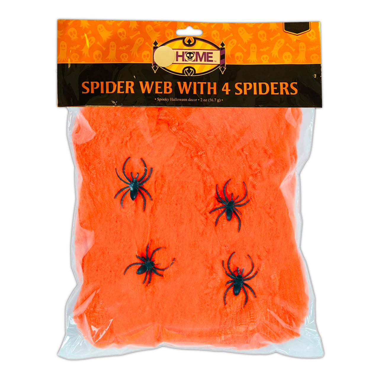 Orange Spider Webs