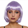 Short Purple Wig