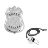 Police Badge and Whistle Set