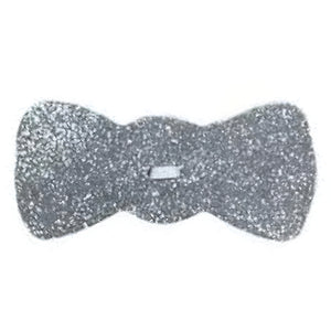 Black and Silver Glitter Bows