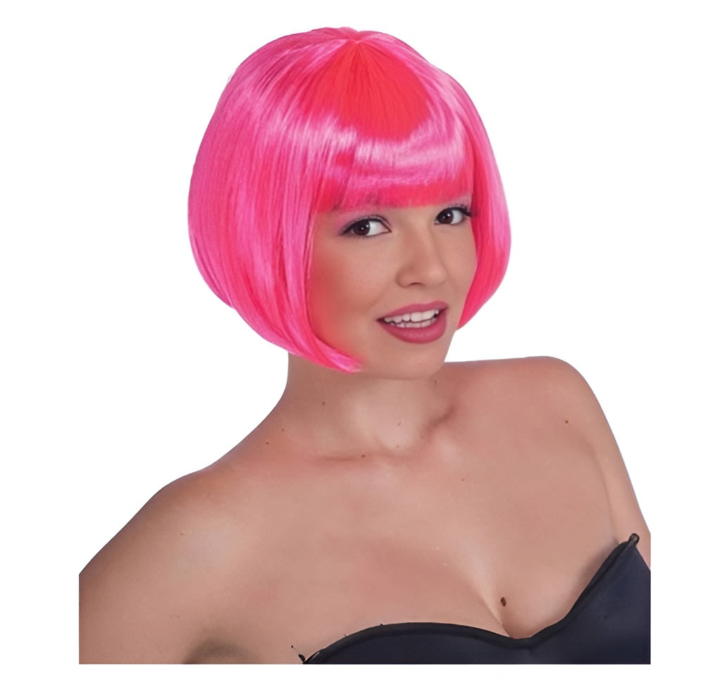 Short Pink Hair Wig