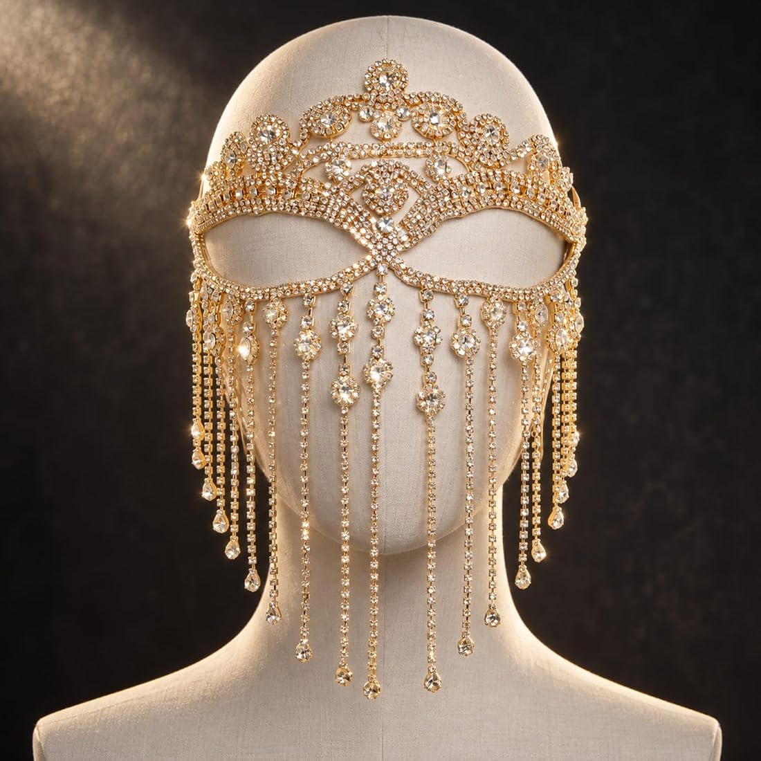 Gold Crystal Dancer Face Jewels