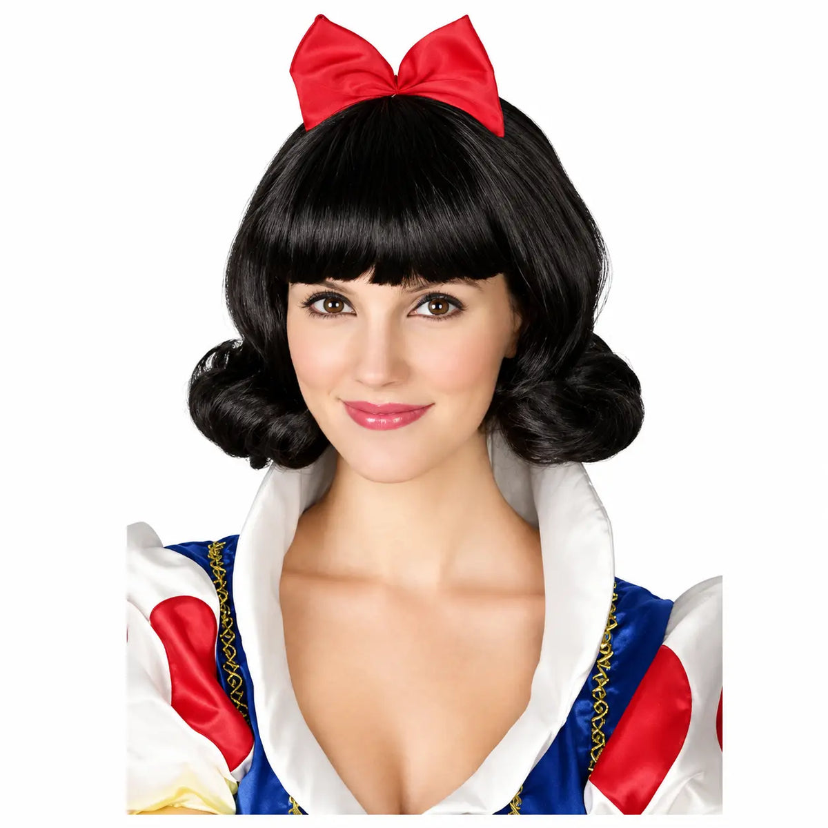Snow White Wig with Red Bow product image