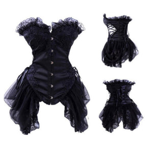 Lace Open-Side Corset