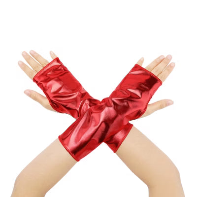 Metallic Fingerless Gloves