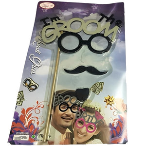 Bride & Groom Wedding Photo Props Set