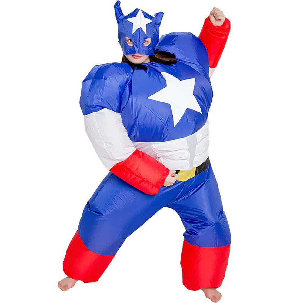 Inflatable Captain America Costume