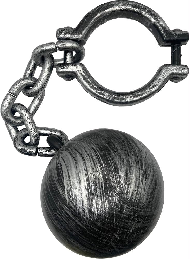 Foot Prisoner Ball and Chain Prop