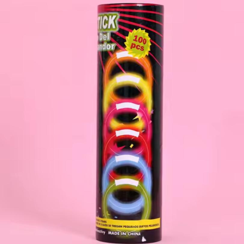 Multicolor glow sticks
