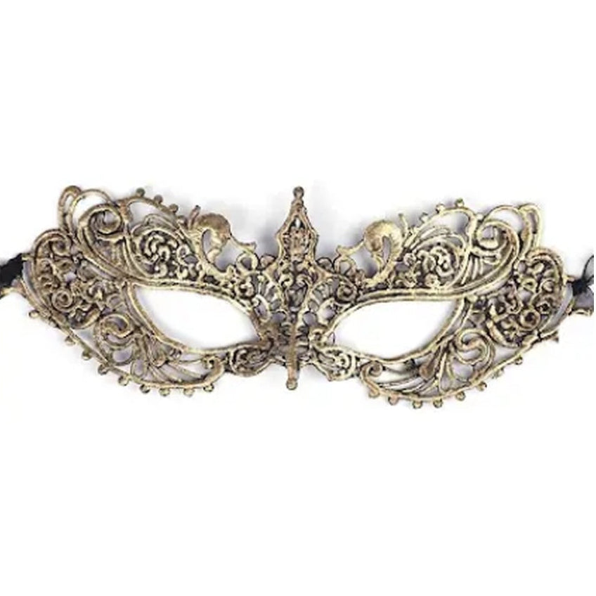 Antique Gold Lace Mask