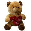Cuddly "I Love You" Bear Plush with Hearts