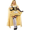 Golden Yellow Hooded Cape