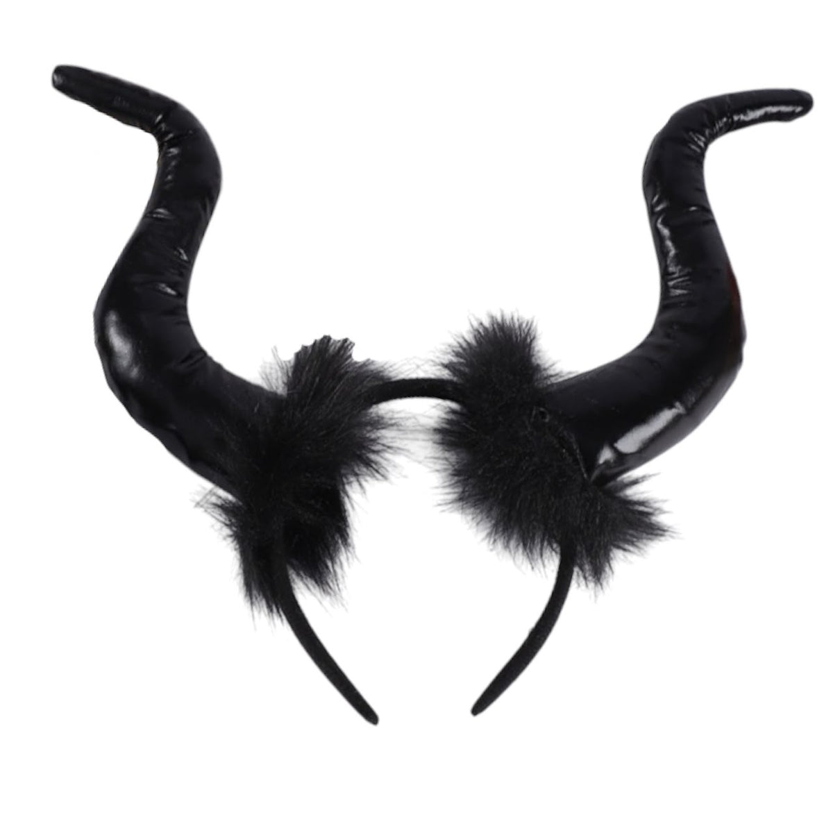Black and Red Devil Horns