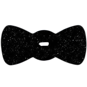 Black and Silver Glitter Bows