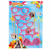 Pink Glitter Glasses Photo Props Set
