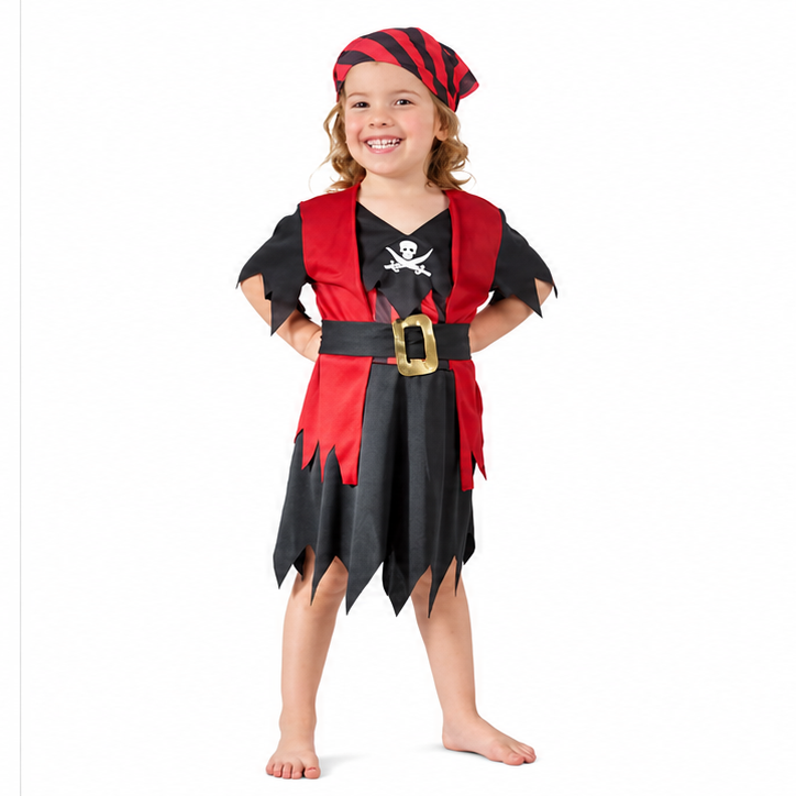 Pirate costume on child
